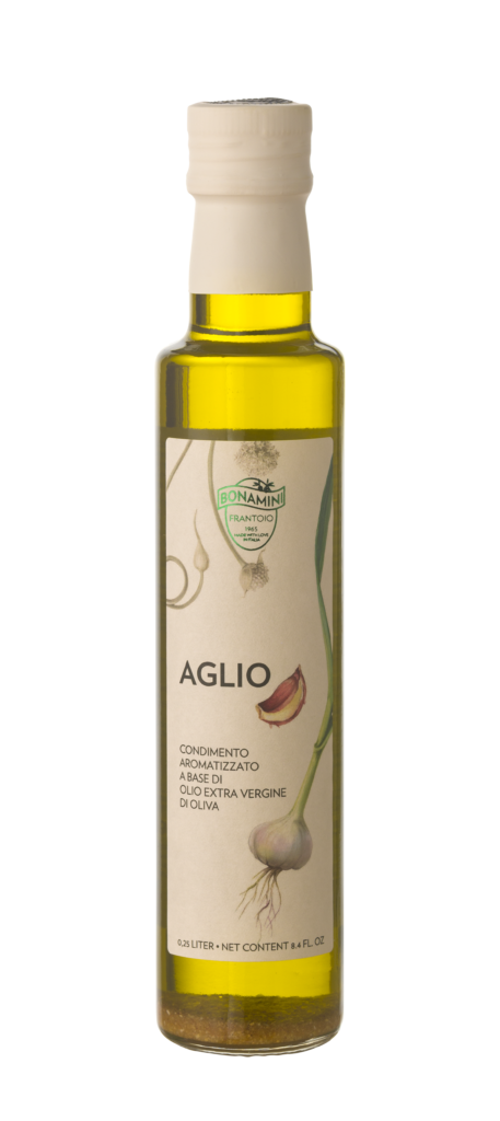 Condimento aromatizzato all'aglio