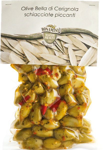 olive bella cerignola schiacciate piccanti