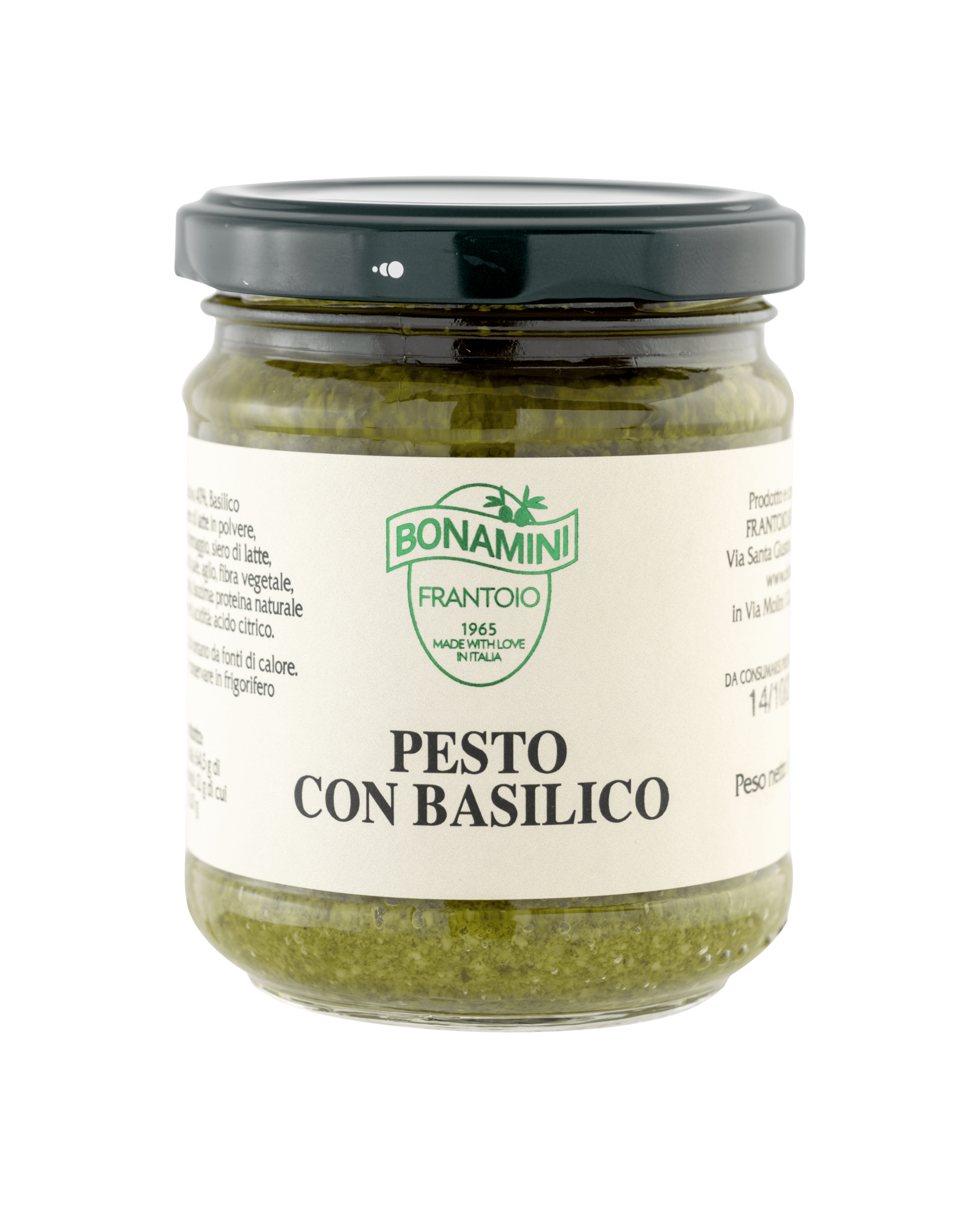 pesto con basilico Bonamini