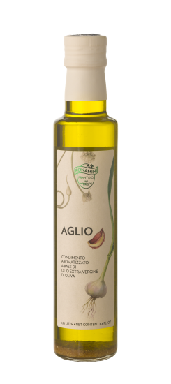 Condimento aromatizzato all'aglio