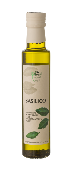 Olio aromatizzato al basilico vendita