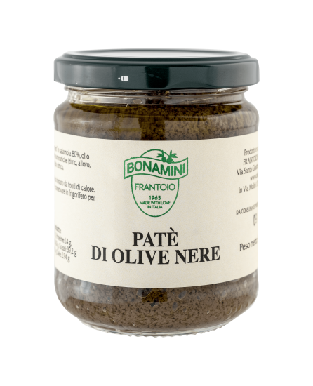 patè olive nere Bonamini
